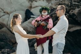Andrea a David: Uvolněná svatba na Havaji